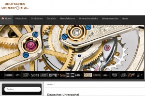 Website Deutsches Uhrenportal neo